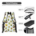 thumbnail image 4 of Yiaed Funny Avocado In Mexican Clothes Print School Backpack College Backpack Daypacks for Students High School Spacious and Durable Daypack for Work and Travel-One Size, 4 of 6
