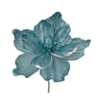 thumbnail image 5 of Torqee Artificial Poinsettia Flowers,Christmas Fake Floral Stems with Velvet Petals,Red Berry Winter Holiday Wedding Home Decor,Blue,12.6x8.7in, 5 of 5