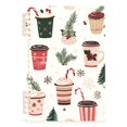 thumbnail image 7 of FORMRS 1-Subject Spiral Notebook 8" x 5" College Ruled 60 Refillable Sheet A5 Hard Cover, Christmas Cups, 7 of 7