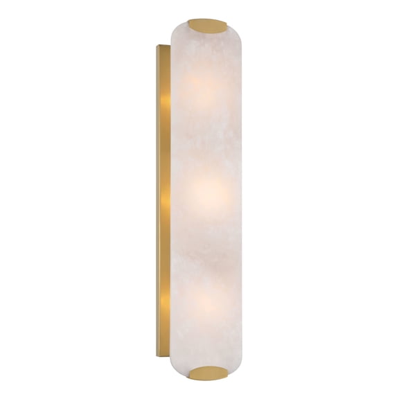 Minka Lavery 2603 Glowstone 3 Light 24" Tall Wall Sconce - Brass