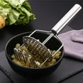 thumbnail image 3 of Heaveant Potato Masher, Stainless Steel Durable Double Layer Kitchen Potato Presser Masher Ricer Mashed Potatoes Device, 3 of 8