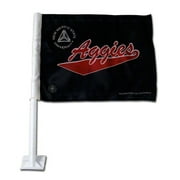 Angle View: NCAA - New Mexico State Aggies Car Flag