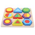 thumbnail image 3 of 1 Set Geometry Shape Cognitive Toys Wood Building Blocks Kids Educational Toy, 3 of 8