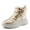 SOFT GOLD, variant on BESTINSNOW Women’s Waterproof Winter Sneaker Boot – Down-Filled Metallic Ankle Boot with Faux Fur Insole & Chunky Sole
