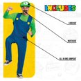 thumbnail image 3 of Super Mario Déguisement Luigi Classique pour Adultes, 3 of 5