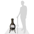 thumbnail image 2 of Deckmate Corona Foyer Extérieur en Acier Chimenea de 3 Pi de Hauteur Modèle 28063, 2 of 5