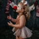 thumbnail image 4 of IBTOM CASTLE, disfraces navideños de alce para niñas recién nacidas con diadema de reno, vestido elegante, conjunto de ropa de fiesta de princesa, 4 of 4