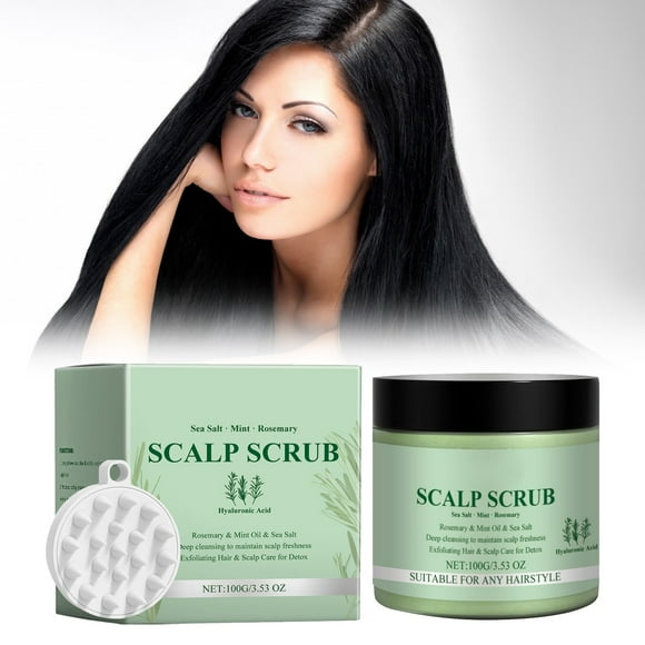 Riforla Scalp Scrub Gentle Cleansing Moisturizing And Soothing Scalp Scrub For Hair Hair Care Green