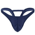thumbnail image 1 of Hontri sous-Vêtements pour Hommes String T-Back Micro String Slips Marine Taille Unique, 1 of 3