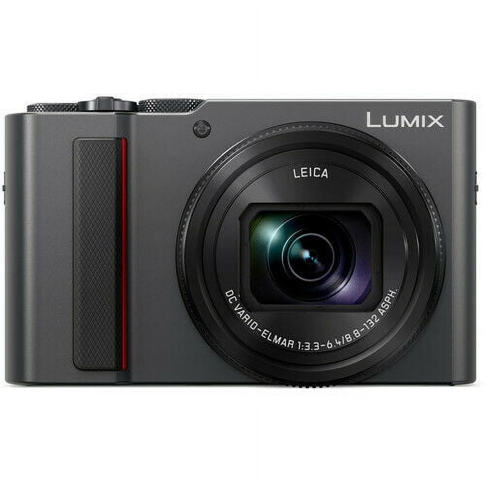Panasonic Lumix DC-ZS200 4K Wi-Fi Digital Camera (Silver) - image 2 of 4
