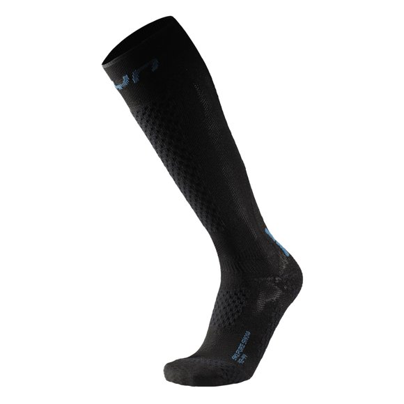 UYN Calcetines de esquí para hombre - Ski One Pure Snow Socks, calcetines deportivos, logotipo, transpirables Negro 39-41