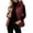 Wine, variant on Cute Jackets Women's Winter Solid Color Quilted Hooded Cotton Jacket With Zip Lining And Pockets Army Green XL