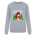 thumbnail image 4 of EGNMCR Chandail en Molleton de Noël Mode Femme Ample Imprimé de Noël Col Rond, 4 of 7