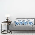 thumbnail image 3 of Ambesonne Blue Throw Pillow Cover 4 Pack, Insect Wooden Timber, 16", Grey White Blue, 3 of 5