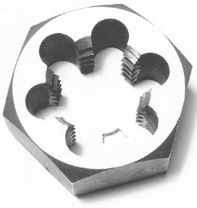 Qualtech m12 X 1.25 Carbon Steel Hex Die DWTMHX12X1.25