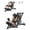 Black, variant on 2-in-1 Leg Press&Hack Squat Machine, Heavy Duty Strength Training Equipment for Home Gym, Adjustable Leg Machine for Quads, Glutes, and Calves, 1000 lbs Capacity