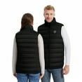 thumbnail image 6 of Black*Friday Clearance under $5 GaThRRgYP Women's Heated Fleece Lined Vest Stand Collar Winter,Heated Coat for Men and Women'sleeveless Heating Heated Jacket Winter Heating Coat Black L, 6 of 9