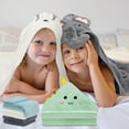 thumbnail image 6 of KABOER Baby Bath Towel, 9 Pcs Baby Hooded Towels and Washcloth Set, Coral Fleece Absorbent Soft Baby Towels for Newborn, Cartoon Animal Hooded Bath Blanket for Kids Toddler Infant Shower, 6 of 7