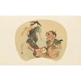 thumbnail image 2 of Shiichi Tajima 14x11 Black Ornate Wood Framed Double Matted Museum Art Print Titled: Masterpieces Selected from the Ukiyoyé School, Pl.08 (1906), 2 of 5