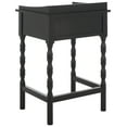 thumbnail image 6 of Safavieh Astaroth Traditional Wood End Table, Matte Black, 6 of 12
