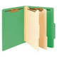Smead 14002 Dossier de Fichier de Classification&44; 2 Diviseur - Vert&44; 10 par Boîte&44; Pack de 5 – image 1 sur 1