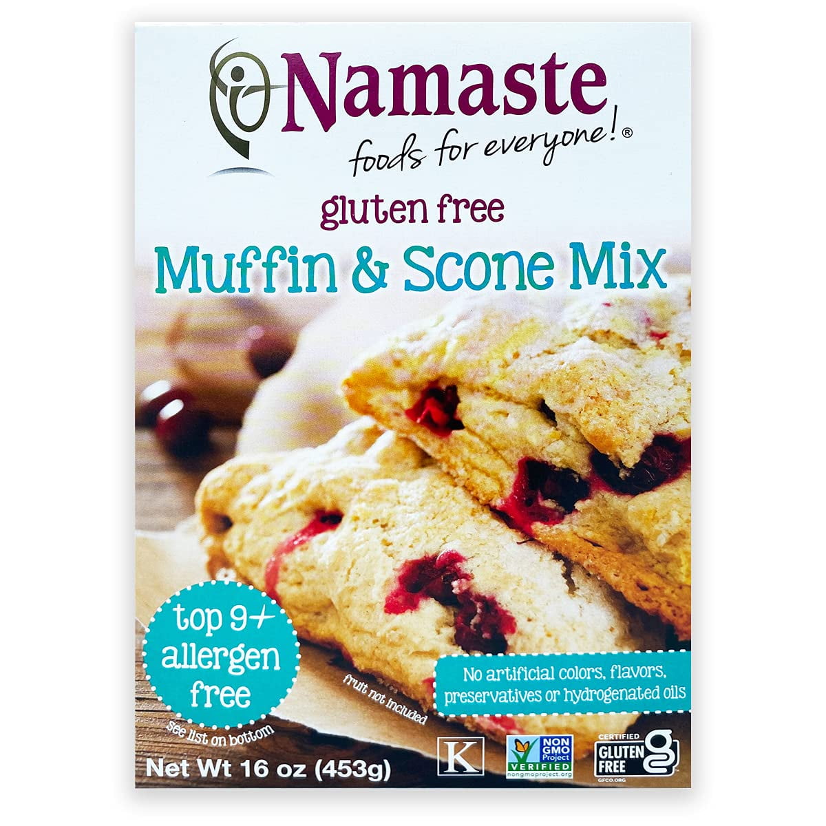 Namaste Foods Gluten Free Muffin Mix, 16 oz. Box, Muffin & Scone Mix
