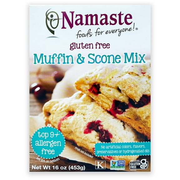 (6 Pack)Namaste Foods Gluten Free Muffin - Mix, 16 oz.