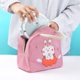 thumbnail image 3 of SSBSM Bento Bag Thick Comfortable Grip Oxford Cloth Animal Print Cooler Bag for School, 3 of 8