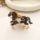 thumbnail image 5 of Colgante de llavero de aleación, con temática de caballos y detalles de pedrería, accesorios duraderos para regalos y decoraciones, perfecto para cumpleaños y festivales, negro, blanco, rojo, 5 of 6