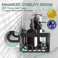 thumbnail image 3 of Veken Rustproof & Waterproof Shower Caddy 6-Pack, No Drilling Adhesive Wall Mounted Shower Shelves Rack, Heavy Weight Bearing, Large Organizer Storage Accessories, Ideal for Bathroom, Home & Kitchen, 3 of 12