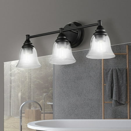 

Kreios Goblet Vanity Light 3-Light Black