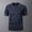 Dark Blue, variant on Men's Athletic Workout T-Shirt Casual Solid Short Sleeve Plus Size Loose Shirt Round Neck Breathable Running Tee