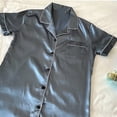 thumbnail image 5 of Lightweight Nightgowns for Women Zaewscy Women's Casual Home Wear Cardigan Short-sleeved Nightgown Light Blue XL, 5 of 9