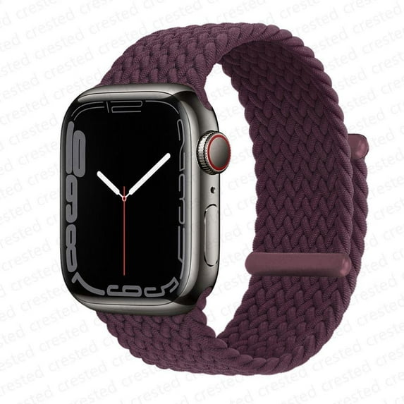 BXUXOHS Compatible with Braided Solo Loop Apple Watch Band 44mm 40mm 45mm 38mm 42mm 41mm 49mm Ultra for Women Men, Elastic Band Nylon Wristbands Bracele Strap for iWatch Series 8 7 SE 6 5 4 3 2 1