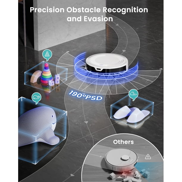 Lefant M310 Ultra Robot Vacuum and Mop Combo, Ultra-thin Robot