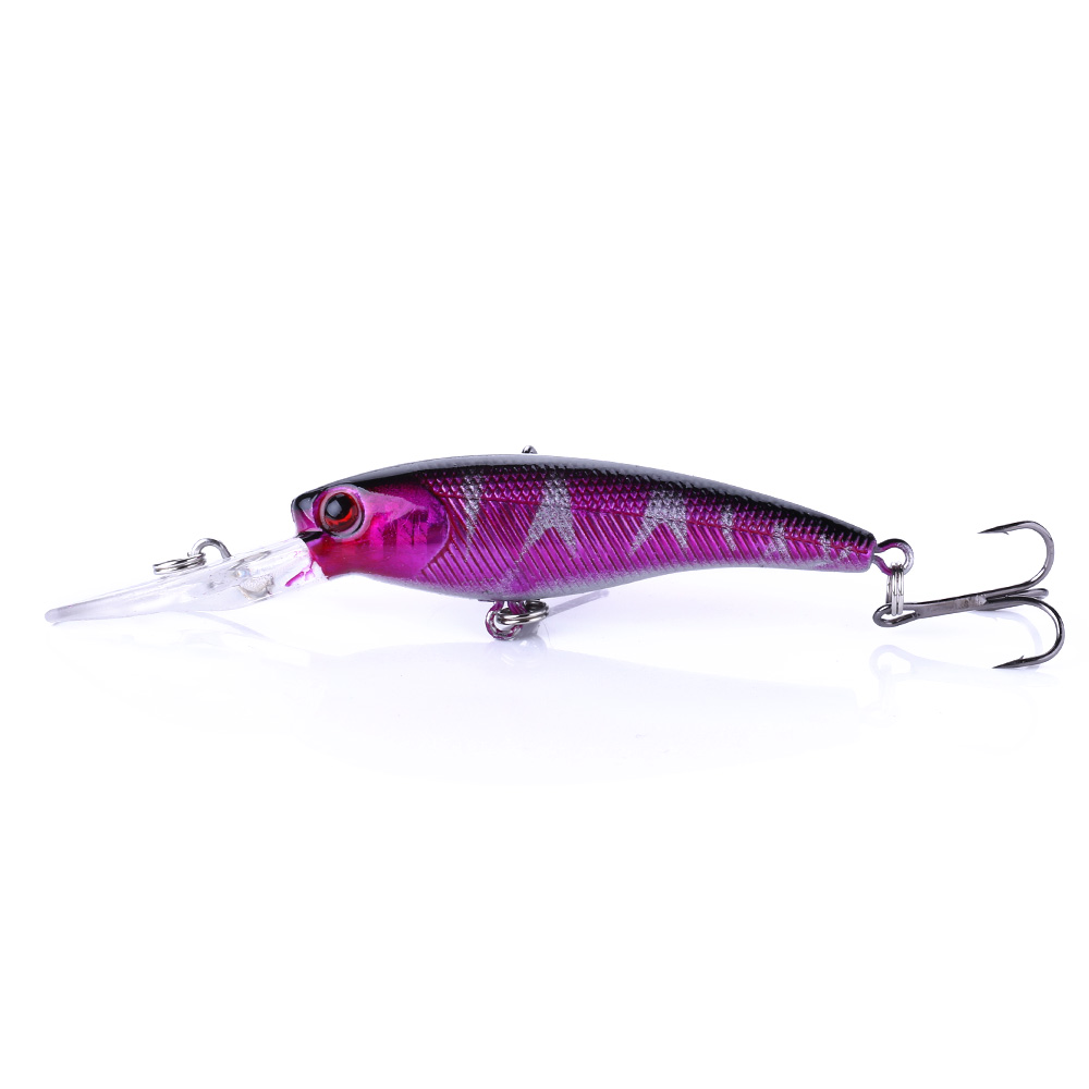 Hengjia Minnow Bass Fishing Lures Set, 10 Count