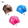 thumbnail image 3 of Tienda de campaña para mascotas Billuyoard, lavable, plegable, tela Oxford, impermeable, M/Azul, 3 of 6
