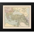 thumbnail image 2 of Cram 23x20 Black Modern Framed Museum Art Print Titled - Turkish Empire - Cram 1888, 2 of 5