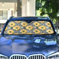 thumbnail image 4 of Sunflowers with Leaves Car Windshield Sun Shade Foldable Car Front Window Visor Heat and UV Protection 57x31.5, 4 of 8
