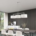 thumbnail image 5 of Livex Lighting - Meridian - 3 Light Linear Chandelier in Modern Style - 14, 5 of 14