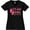 AB-Black, variant on Inktastic Team Girl Pink Footprints and Arrow Women's Plus Size V-Neck T-Shirt