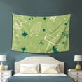 thumbnail image 4 of Happy New Year Pattern Tapestry, Green Wall Decor Home Decor Bedroom Living Room Dorm Tapestry Room Wall Hanging, 60 x 40 inches, 4 of 7