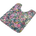 thumbnail image 5 of SKYSONIC Bath Mats Toiletry Mat Dense Flower Print, Fluffy Plush Absorbent Bath Rugs Carpet with Non Slip Bottom for Bathroom Floor Toilet Tub and Shower, 5 of 7