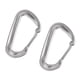 thumbnail image 2 of 2 Piezas De Aleación De Aluminio En De Resorte De Puerta De Alambre Mosquetón Herramienta De Llavero Senderismo E Baoblaze Spring Snap Clip Carabiner, 2 of 6