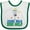 White and Green, variant on Inktastic Crawl Walk Disc Golf Boys or Girls Baby Bib