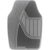 Goodyear 4pc Premium Carpet/Rubber Floor Mats, Gray