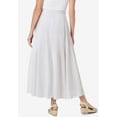 thumbnail image 2 of Woman Within Plus Size Wide Elastic Waist Skirt, 2 of 6