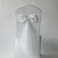 thumbnail image 5 of Elegant Chair Sashes: Wedding, Hotel, and Conference Decoration with Sheer Organza Fabric and Elastic Band Holiday Celebration, 5 of 10