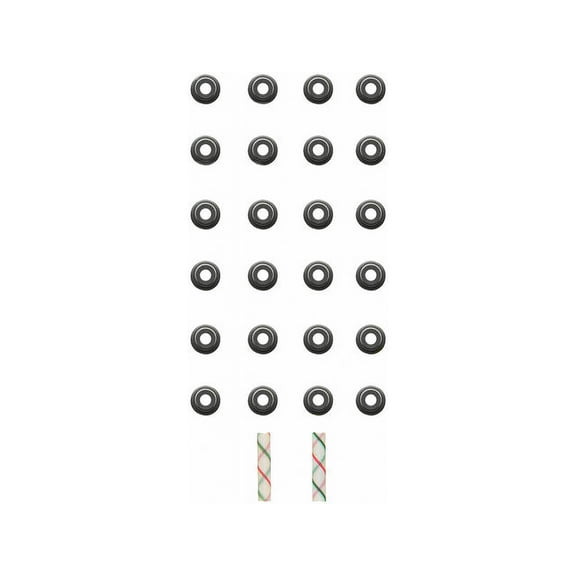 Intake and Exhaust Valve Stem Seal Kit - Compatible with 1995 - 2004 Toyota Avalon 3.0L V6 1996 1997 1998 1999 2000 2001 2002 2003