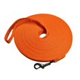 thumbnail image 3 of 50 Feet Cotton Web Dog Training Lead, Orange, 3 of 5